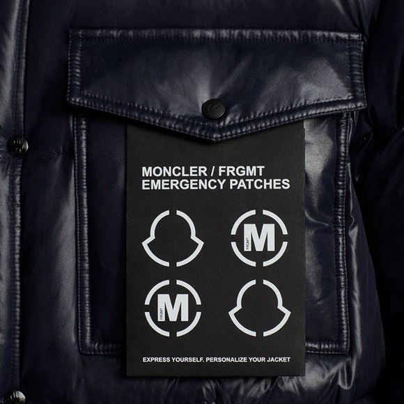 Moncler Down Jacket Fragment Genius Hiroshi Fujiwara Puffer Jacket w Garment Bag - Picture 11 of 16